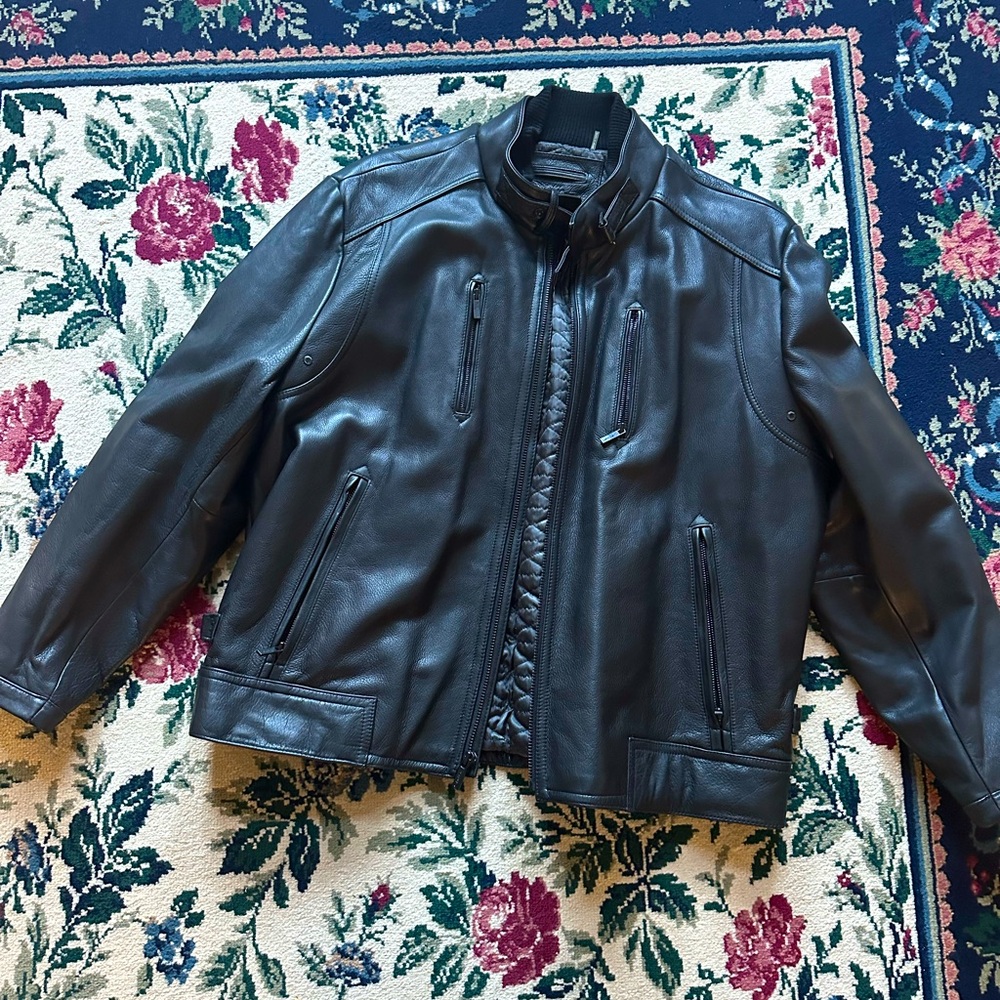 Genuine Leather Calvin Klein XXL Motorcycle Jacket